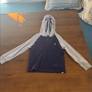 Polo by Ralph Lauren Navy and Gray Kids Hoodie